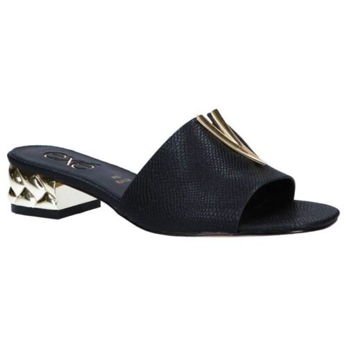 EXE KATY 811 SNAKE BLACK damske sandale 1