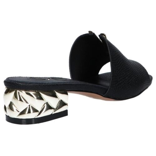 EXE KATY 811 SNAKE BLACK damske sandale 3