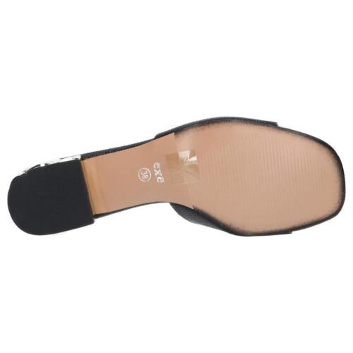 EXE KATY 811 SNAKE BLACK damske sandale 5