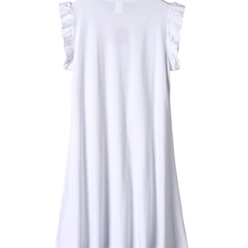 damske basic cotton T shirts trickove saty 4188