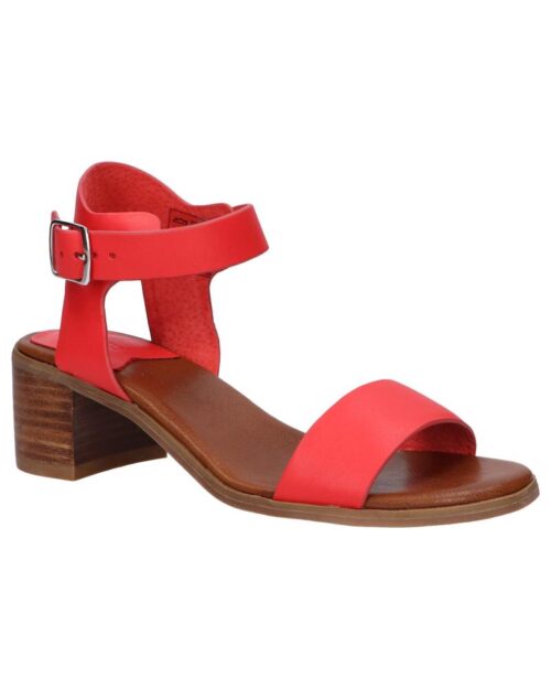 KICKERS sandále nizke kožené VOLOU červené red