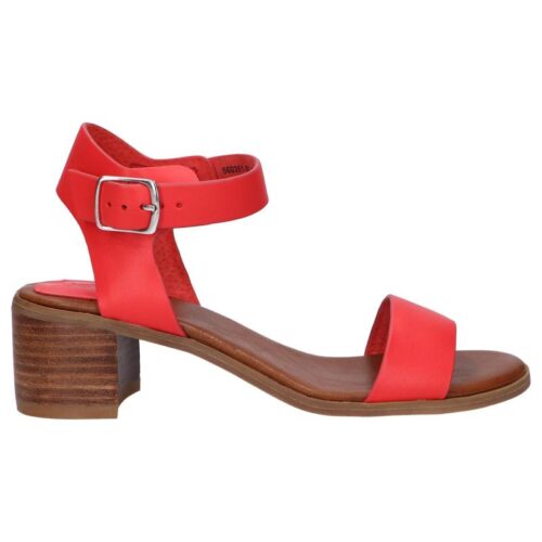 KICKERS sandále nizke kožené VOLOU červené red