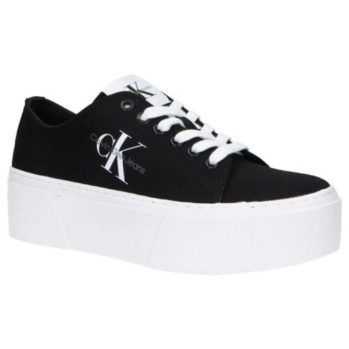 CALVIN KLEIN Jeans damske tenisky FLATFORM black