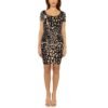 Dámske mini šaty Leopard france