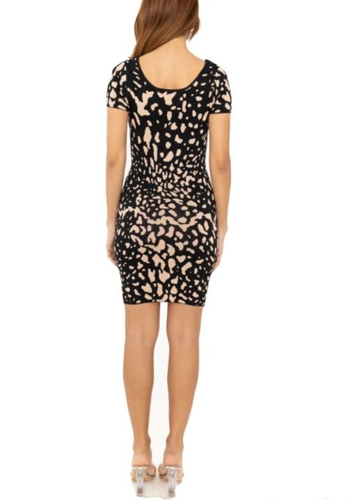 france 68216 leopard print dress saty mini 2