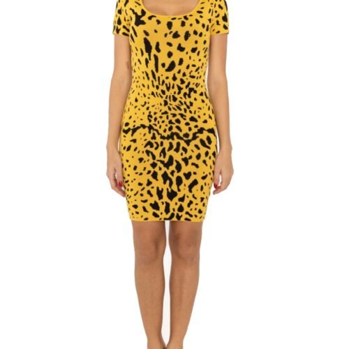 france 68216 leopard print dress saty mini 3