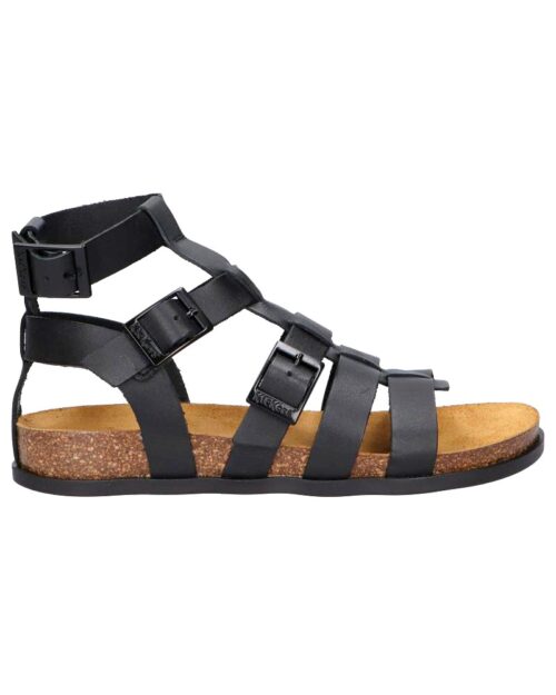 KICKERS sandále gladiátorky ALEXA kožené black