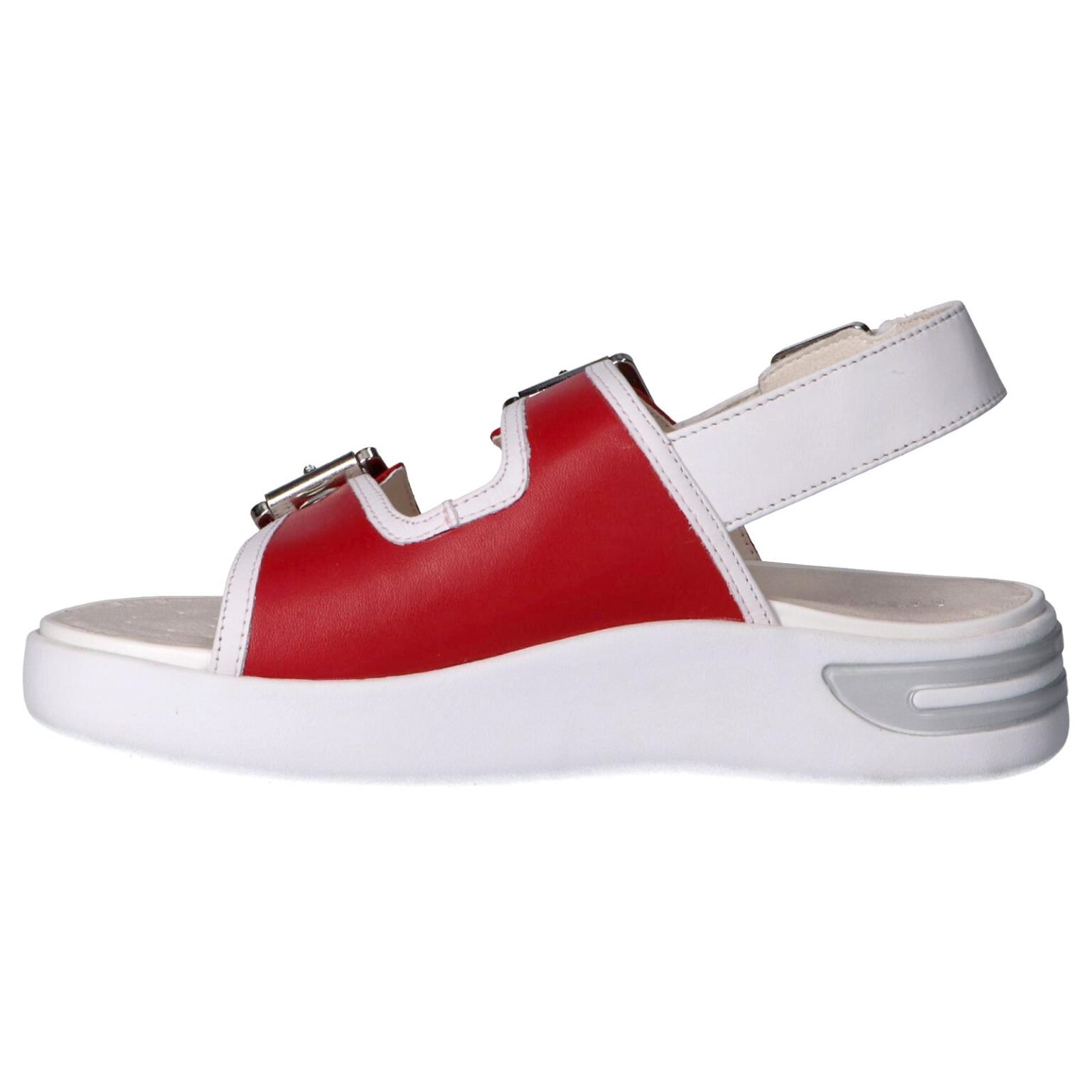 GEOX nízke dámske sandále šľapky OTTAYA red white