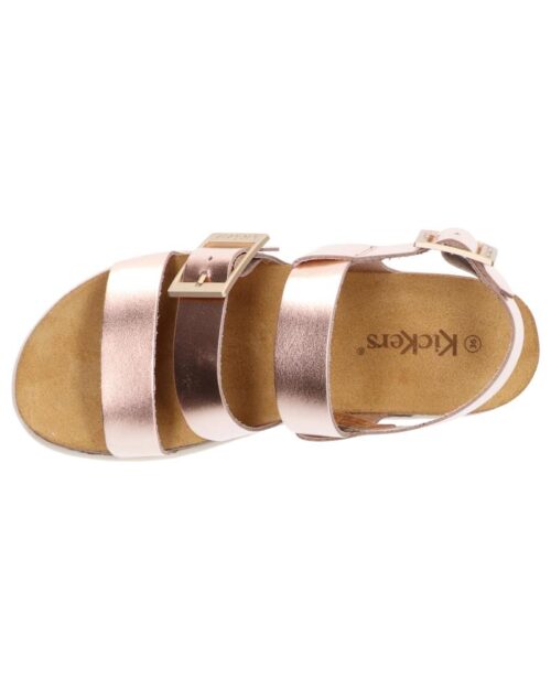 KICKERS sandále gladiátorky ALANA kožené rosegold