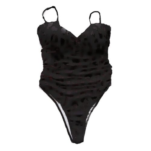 Damske jednodielne plavky Sexy Black push up