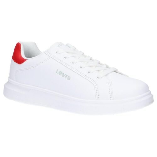 Alternative view of LEVIS biele damske tenisky ELLIS WHITE red
