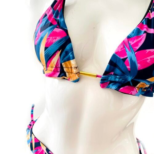 Damske plavky bikiny Push Up fashion fuchsia
