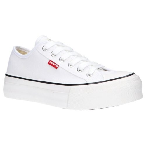 Alternative view of LEVIS tramky trainers VBAL0031T HIGH BALL white