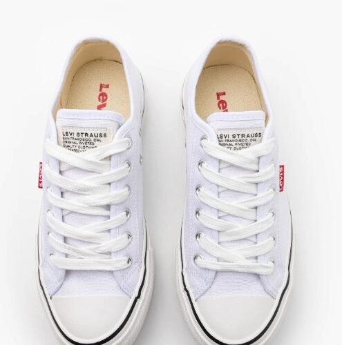 tramky platenky LEVIS VBAL0031T HIGH BALL 0061 WHITE 5