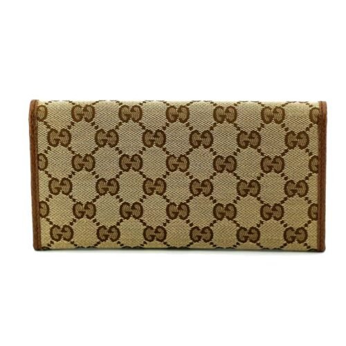 GUCCI wallet peňaženka Brown & Beige Dollar GG
