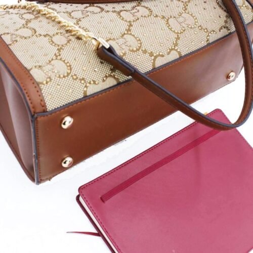 Monogram taska cez rameno crossbody 5620 Coffee 2