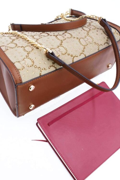 FRANCE Monogram Kabelka cez rameno Crossbody coffee - Image 3