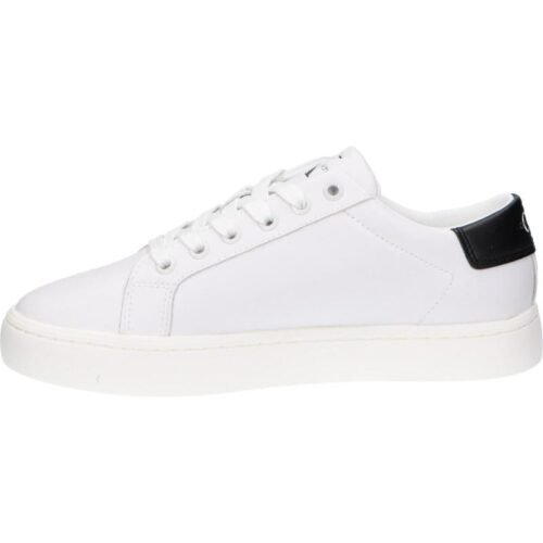 damske sneakersy CALVIN KLEIN YW0YW01269 CLASSIC CUPSOLE YBR BRIGHT WHITE BLACK 1
