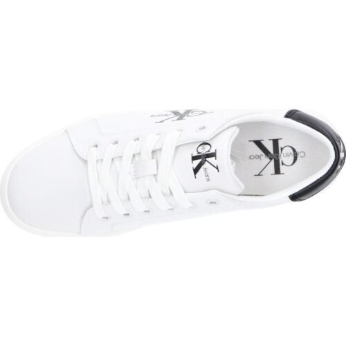 damske sneakersy CALVIN KLEIN YW0YW01269 CLASSIC CUPSOLE YBR BRIGHT WHITE BLACK 3