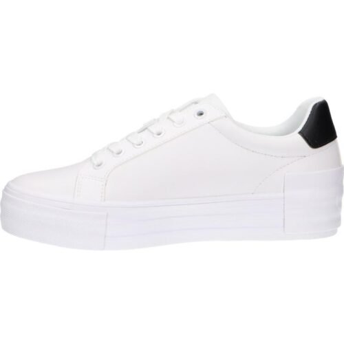 damske tenisky CALVIN KLEIN YW0YW00821 BOLD VULC FLATFORM YBR BRIGHT WHITE BLACK 1
