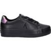 CALVIN KLEIN damske tenisky FLATFORM vulc black amethyst