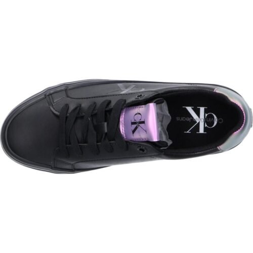 CALVIN KLEIN DAMSKE TENISKY FLATFORM VULC BLACK AMETHYST 10 damske tenisky cierne CALVIN KLEIN YW0YW01144 BOLD VULC FLATF 0GU BLACK AMETHYST 3