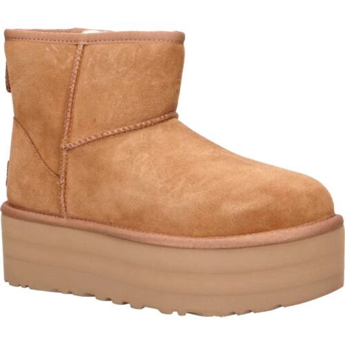 UGG čižmy BOOTS UGG 1134991 CLASSIC MINI PLATFORM CHESTNUT