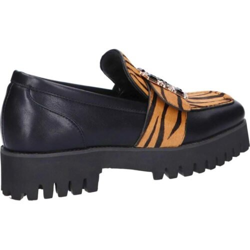 EXE P212 W168T ZEBRA BEIGE poltopanky mokasiny 2