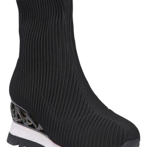 MID BOOTS EXE Y2327 H1356 LICRA BLACK cizmy