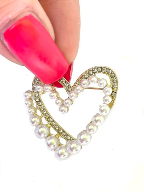 brosna srdiecko srdce pearls love 1