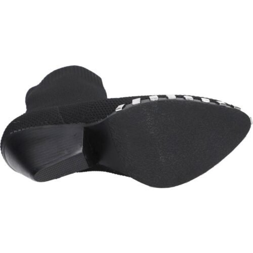 cowboy cizmy MID BOOTS EXE B469 H1111 KNIT BLACK 3