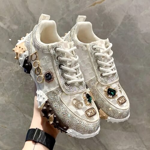 exkluzivne tenisky strass white