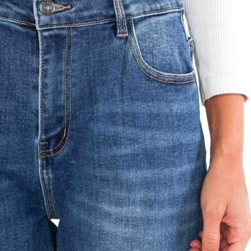 Alternative view of Dámske mom fit rifle blue denim jeans basic