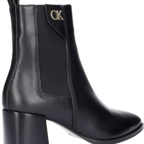 BOOTS CALVIN KLEIN HW0HW01814 ALMOND CHELSEA BOOT BEH CK BLACK cizmy 2