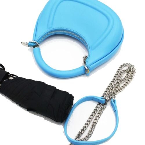 france Mini taska Half Moon Hobo 5561 Blue 1