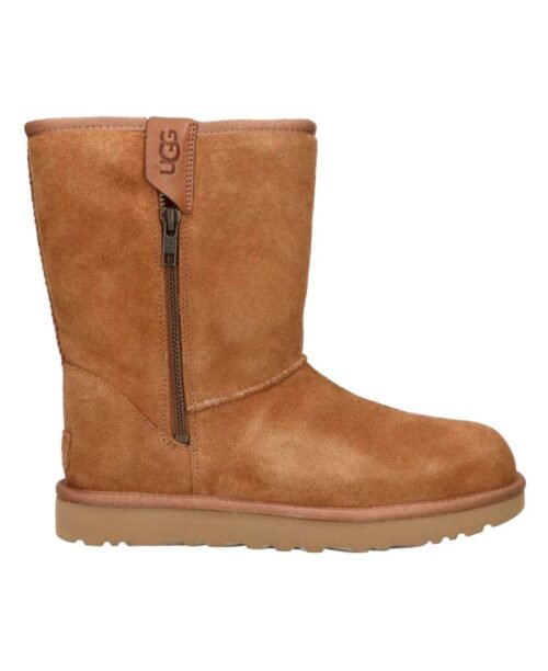 UGG damske topanky boots 1144043 CLASSIC SHORT BAILEY ZIP CHESTNUT