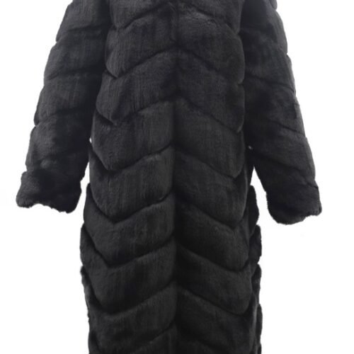 Damsky oversize kabat kozuch kozusina dlhy