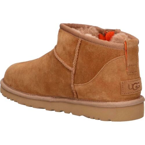 MID BOOTS UGG 1143984 CLASSIC ULTRA MINI ZIP COGS CHESTNUT panske cizmy 2
