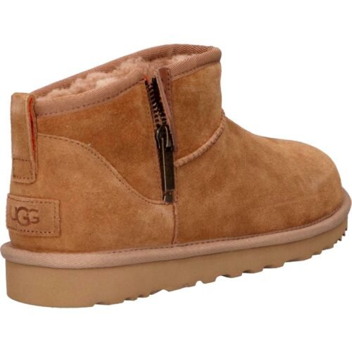 MID BOOTS UGG 1143984 CLASSIC ULTRA MINI ZIP COGS CHESTNUT panske cizmy 3