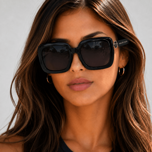 Philipp Plein SPP065S Čierne Hranaté Okuliare 13 Philipp Plein SPP065S Čierne Hranaté Okuliare