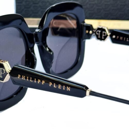 Philipp Plein SPP065S Čierne Hranaté Okuliare
