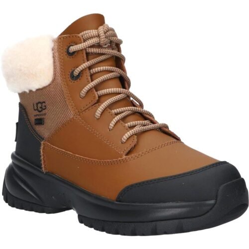 UGG damske čižmy BOOTs 1130901 YOSE FLUFF V2 CHESTNUT