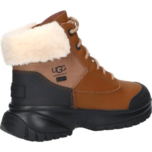 WOMAN BOOTS UGG 1130901 YOSE FLUFF V2 CHESTNUT topanky 2