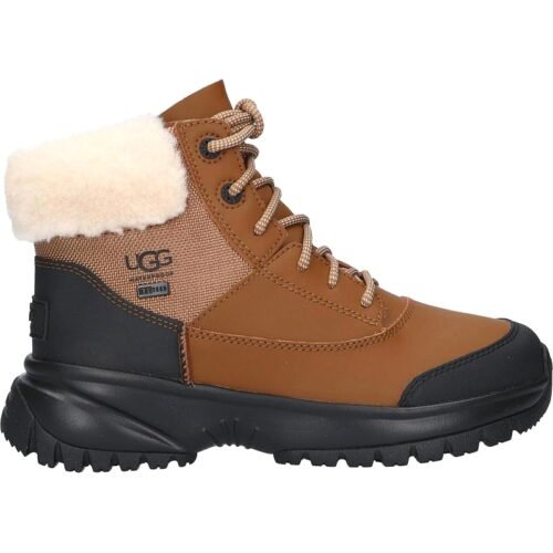 UGG damske čižmy BOOTs 1130901 YOSE FLUFF V2 CHESTNUT