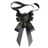 Brošňa Vintage ribbon stuha elegant retro black