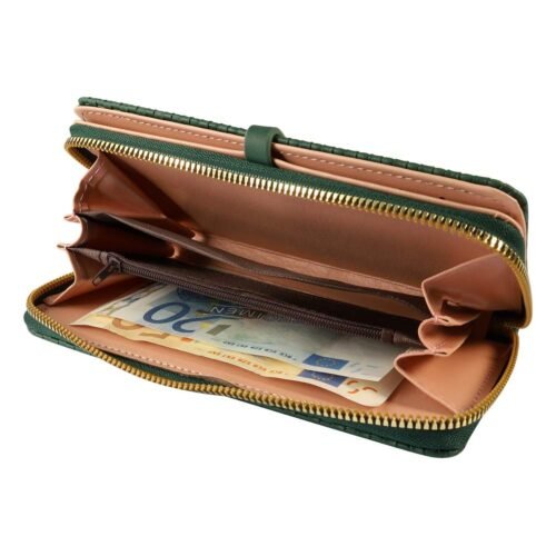 Damska penazenka vyrobena z imitacie koze tkany dizajn 3010090 1