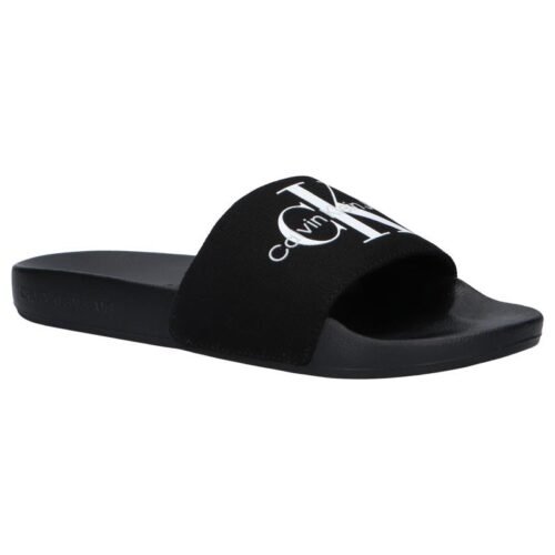 CALVIN KLEIN flipflop damske šľapky Monogram black bds