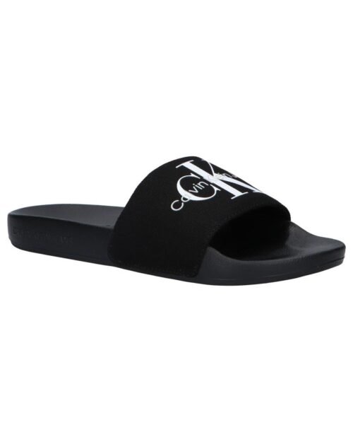 CALVIN KLEIN flipflop damske šľapky Monogram black bds