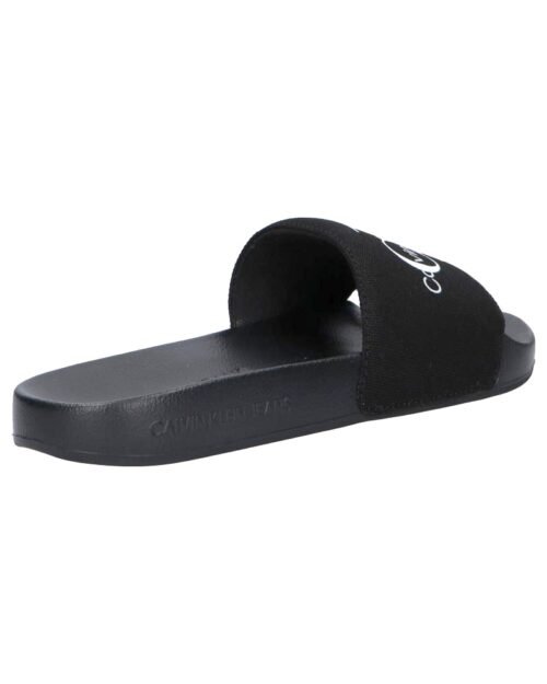 damske slapky WOMAN FLIP FLOPS CALVIN KLEIN YW0YW00103 SLIDE MONOGRAM BDS BLACK 2