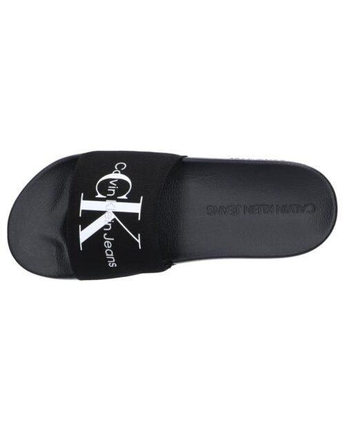 CALVIN KLEIN flipflop damske šľapky Monogram black bds - Image 5